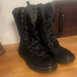 Dr. Martens Black Combat Boots